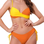 Orange and Yellow Bikini A Bold and Vibrant Swimwear Choice